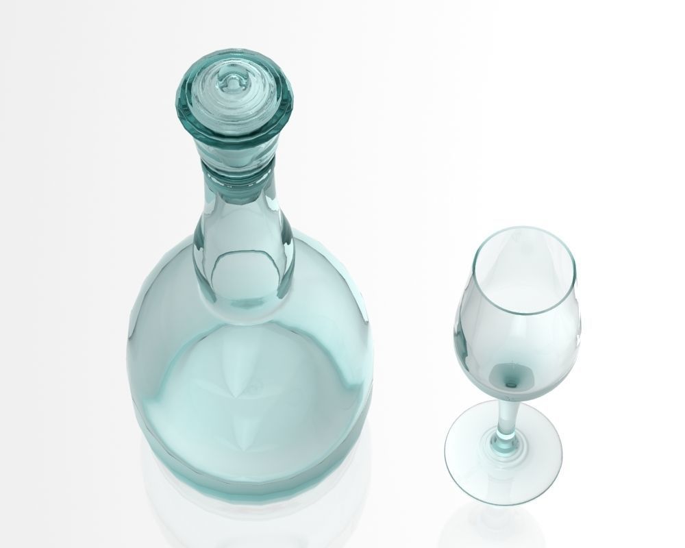 Decanter 02 3D model_2