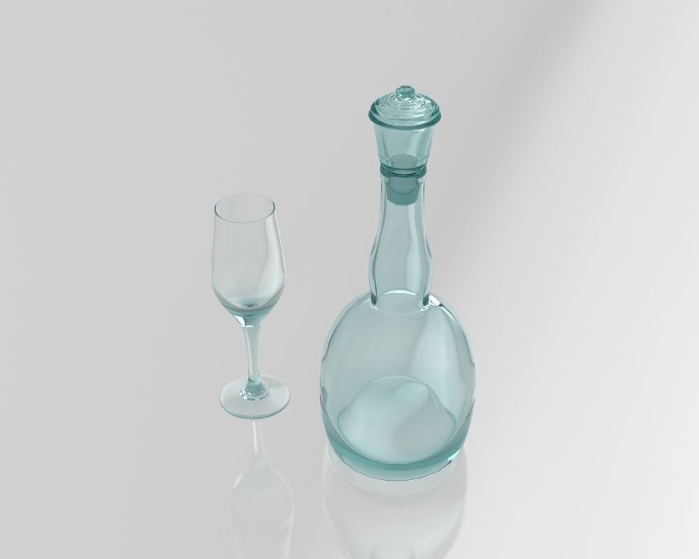 Decanter 02 3D model_6