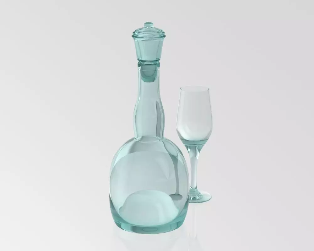 Decanter 02 3D model_0