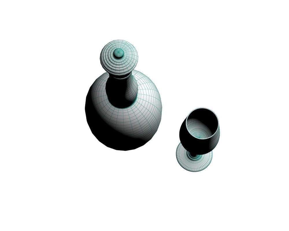 Decanter 02 3D model_14