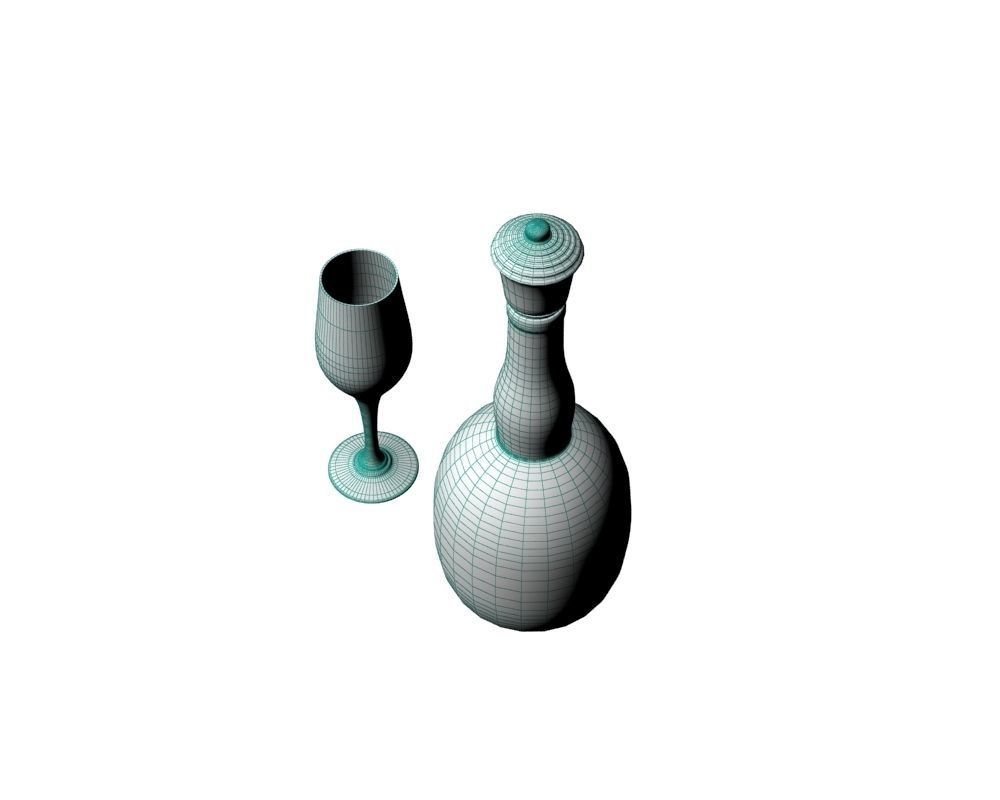 Decanter 02 3D model_13