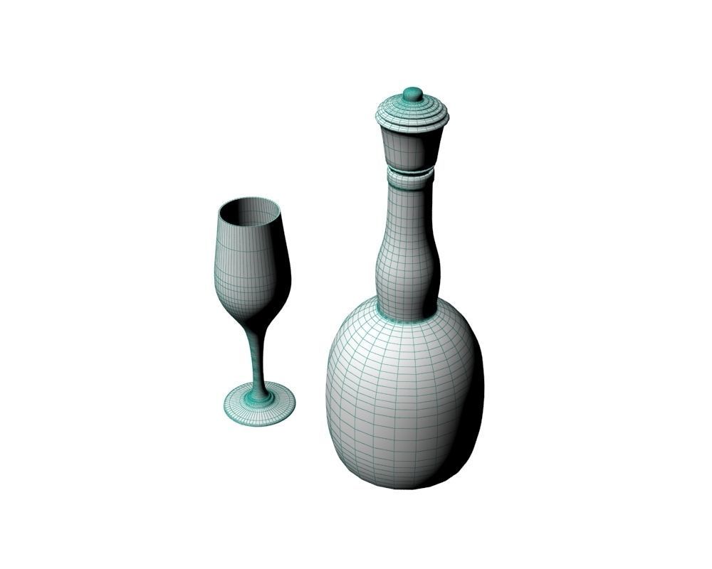 Decanter 02 3D model_12
