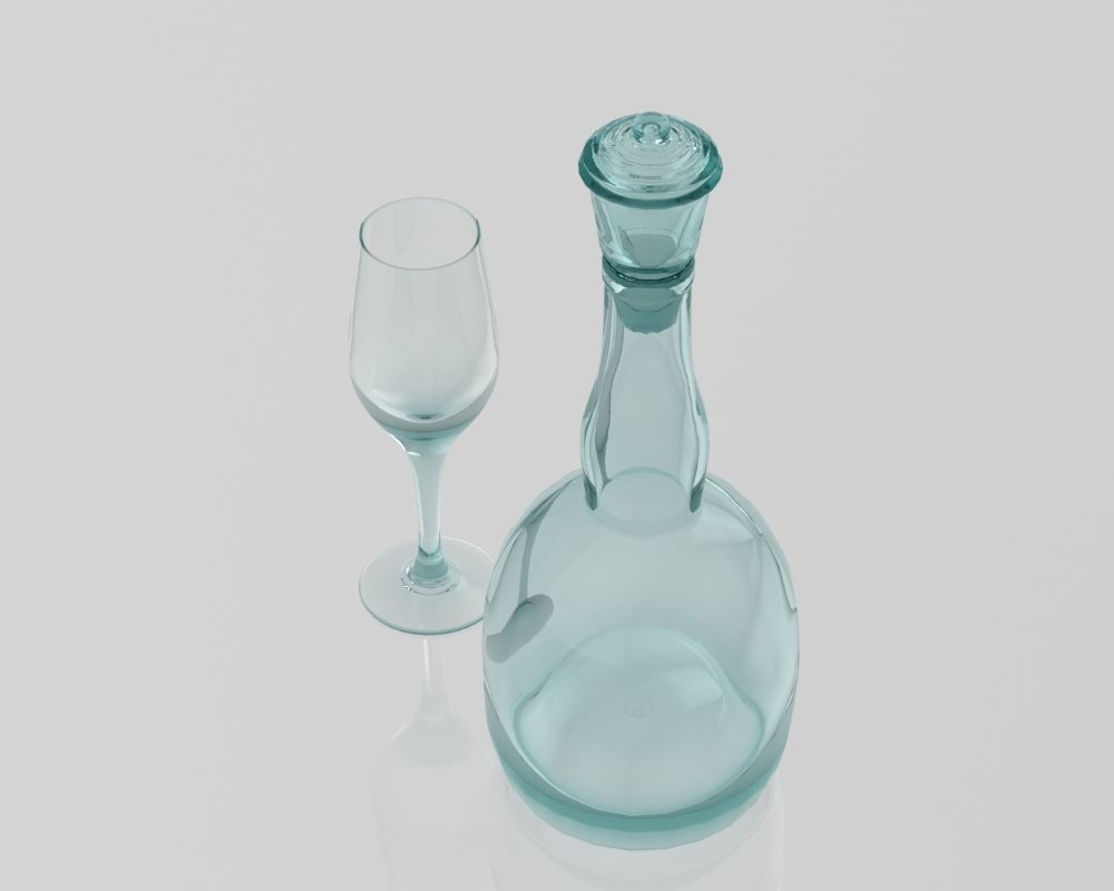 Decanter 02 3D model_9