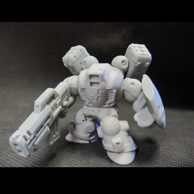 CHIBI-TECH SD - SAR-44 HAUSER ARM     3D print model_7