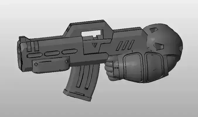 CHIBI-TECH SD - SAR-44 HAUSER ARM     3D print model
