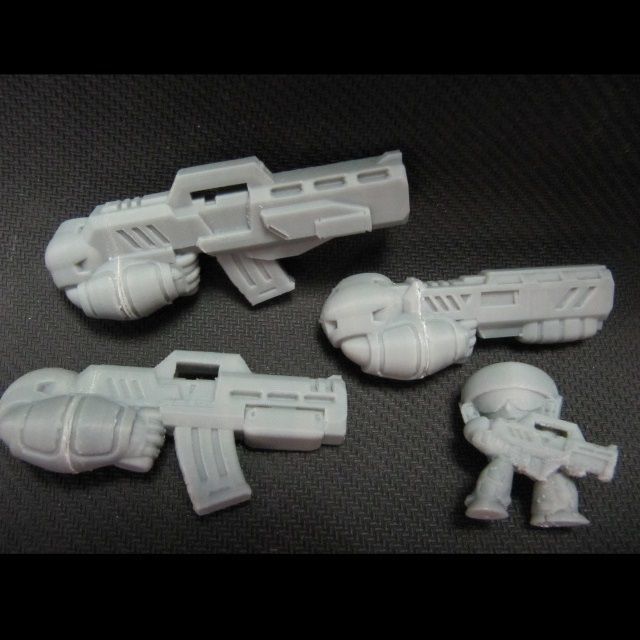 CHIBI-TECH SD - SAR-44 HAUSER ARM     3D print model_10