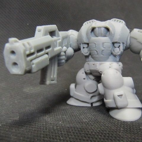 CHIBI-TECH SD - SAR-44 HAUSER ARM     3D print model_9