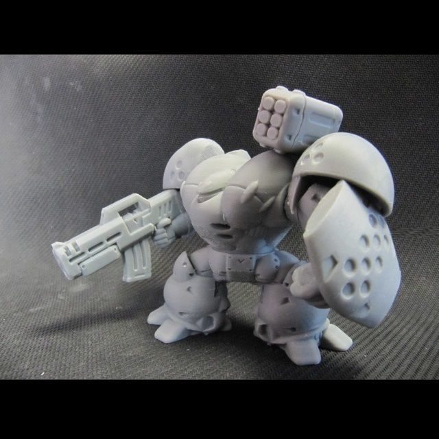 CHIBI-TECH SD - SAR-44 HAUSER ARM     3D print model_4