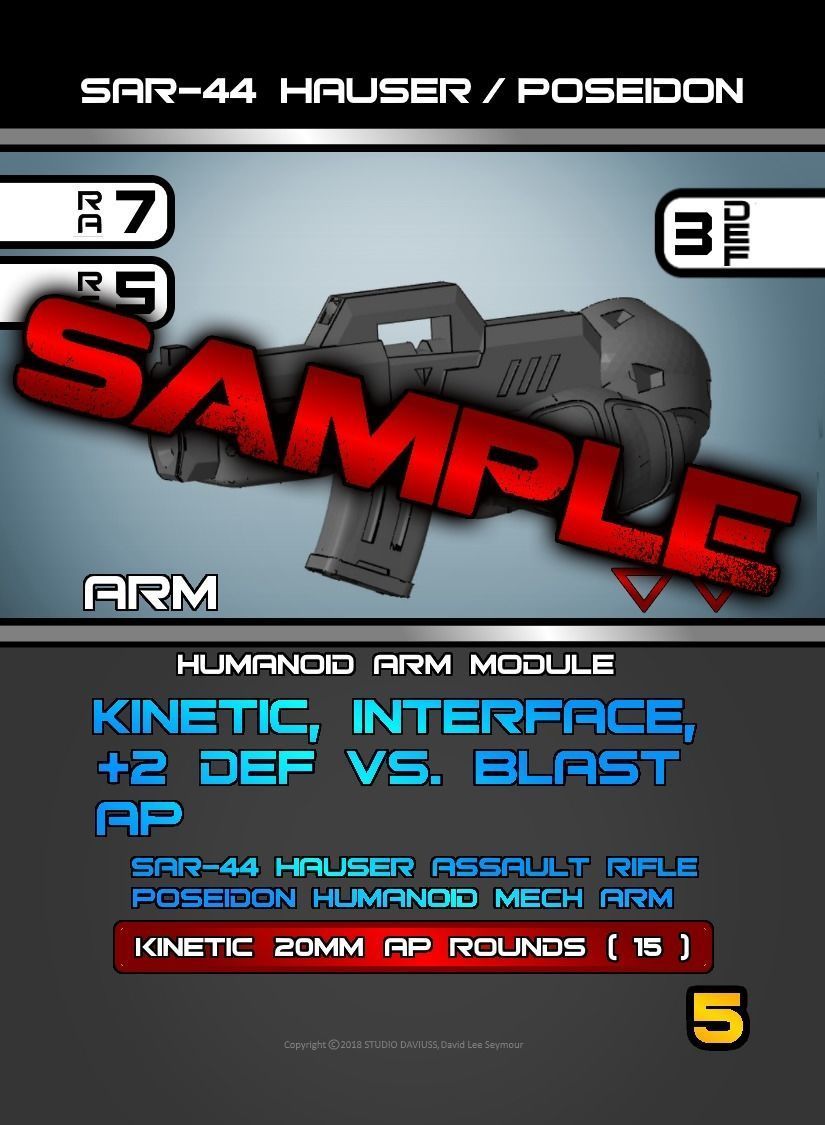 CHIBI-TECH SD - SAR-44 HAUSER ARM     3D print model_11