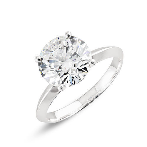 Solitaire Ring 360 Animation and stl file 3D print model 3D print model