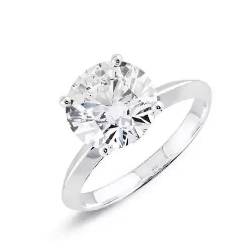 Solitaire Ring 360 Animation and stl file 3D print model