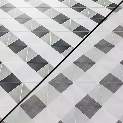 Auteur Diamond Sage Matte 9x9 Porcelain Tile Pattern 1