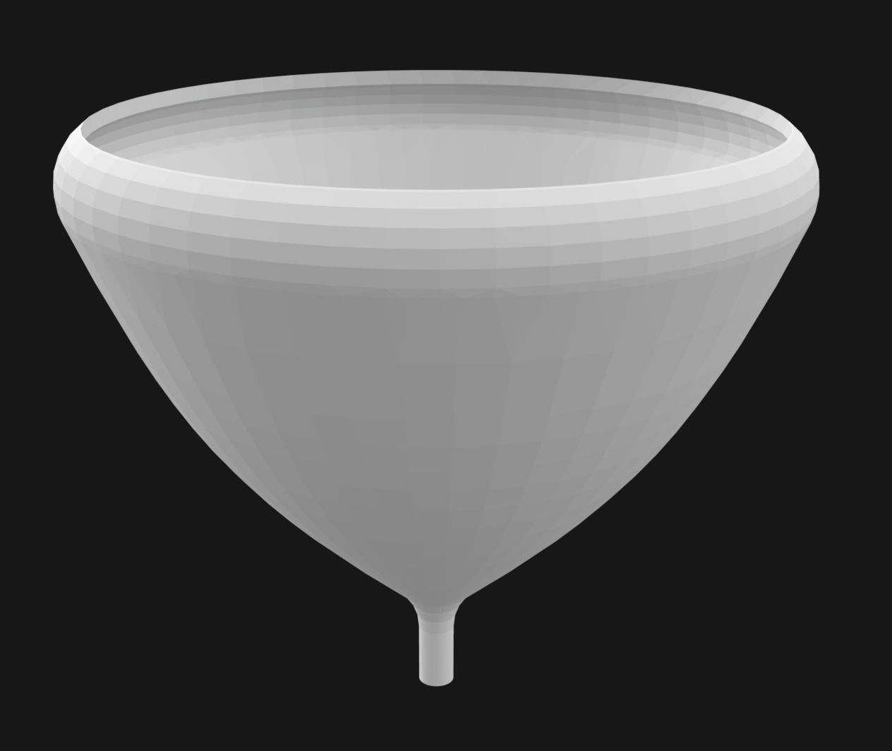 Golden Ratio Funnel  3D print model_5
