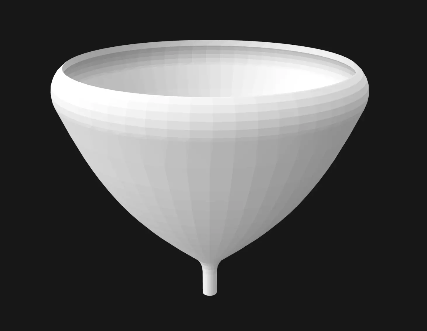 Golden Ratio Funnel  3D print model_0