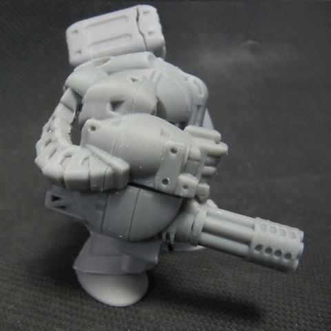 CHIBI-TECH SD - UNDERSLUNG-KINETIC ARM     3D print model_3