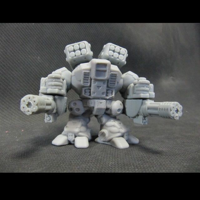 CHIBI-TECH SD - UNDERSLUNG-KINETIC ARM     3D print model_21