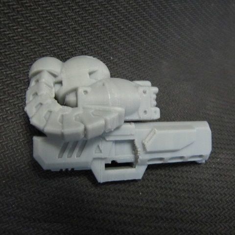 CHIBI-TECH SD - UNDERSLUNG-KINETIC ARM     3D print model_26