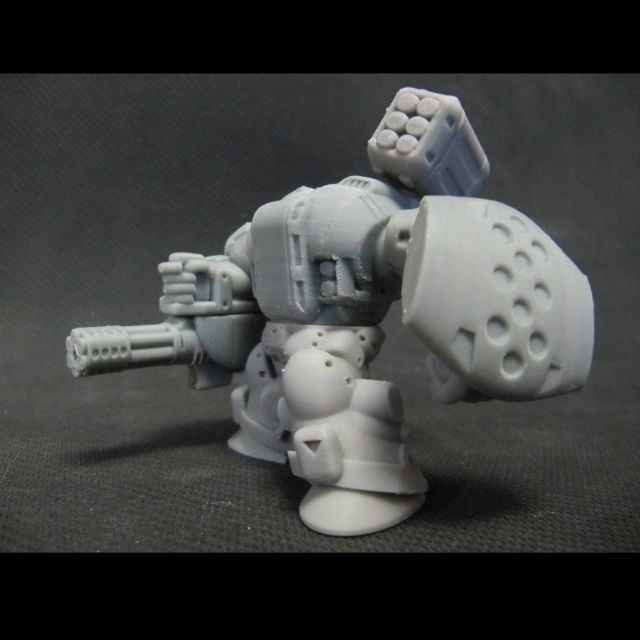 CHIBI-TECH SD - UNDERSLUNG-KINETIC ARM     3D print model_5