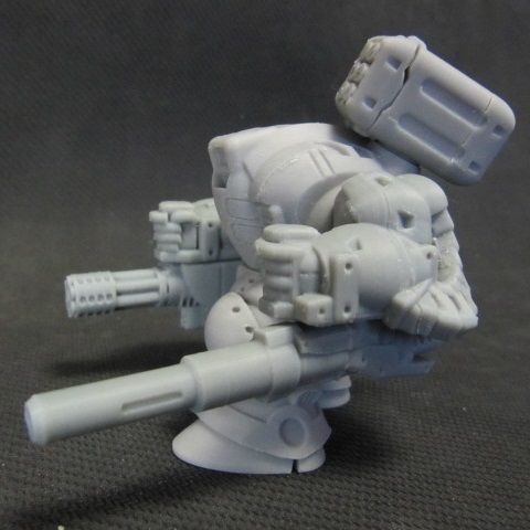 CHIBI-TECH SD - UNDERSLUNG-KINETIC ARM     3D print model_7
