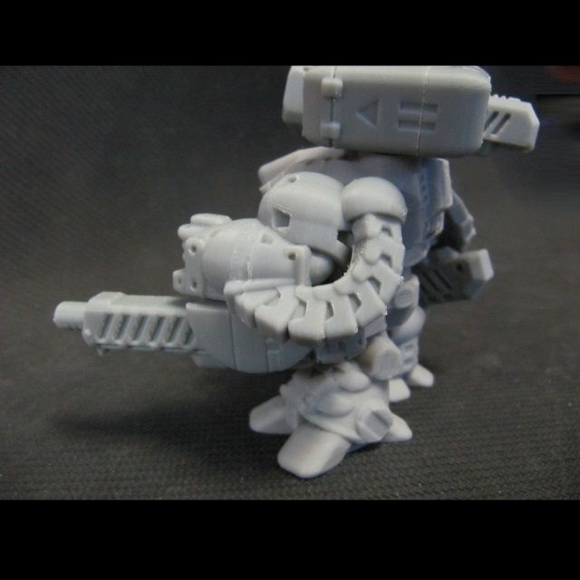 CHIBI-TECH SD - UNDERSLUNG-KINETIC ARM     3D print model_18