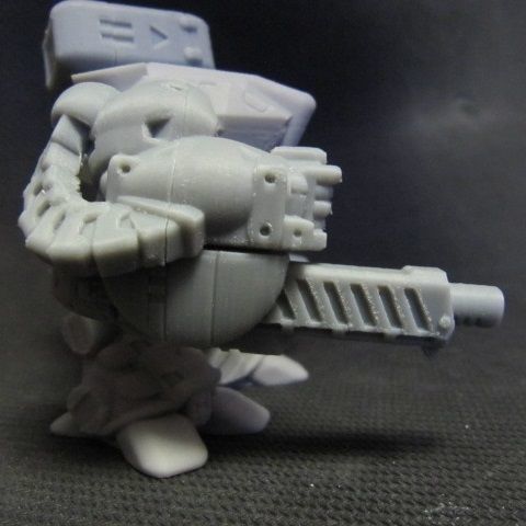CHIBI-TECH SD - UNDERSLUNG-KINETIC ARM     3D print model_12