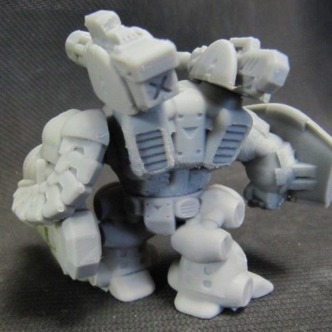 CHIBI-TECH SD - UNDERSLUNG-KINETIC ARM     3D print model_24