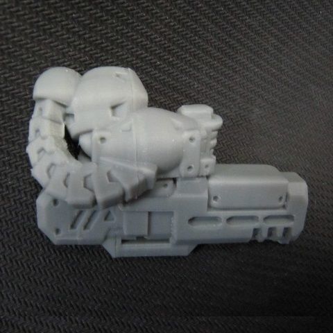 CHIBI-TECH SD - UNDERSLUNG-KINETIC ARM     3D print model_29