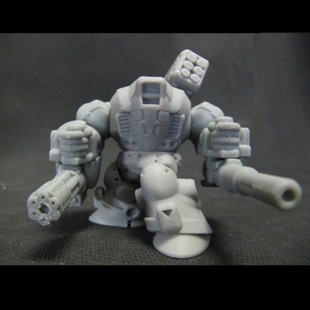 CHIBI-TECH SD - UNDERSLUNG-KINETIC ARM     3D print model_10