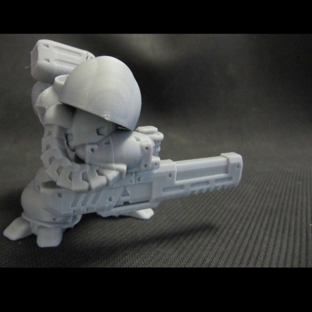 CHIBI-TECH SD - UNDERSLUNG-KINETIC ARM     3D print model_17