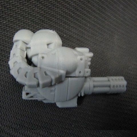 CHIBI-TECH SD - UNDERSLUNG-KINETIC ARM     3D print model_27