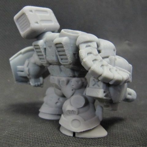 CHIBI-TECH SD - UNDERSLUNG-KINETIC ARM     3D print model_2