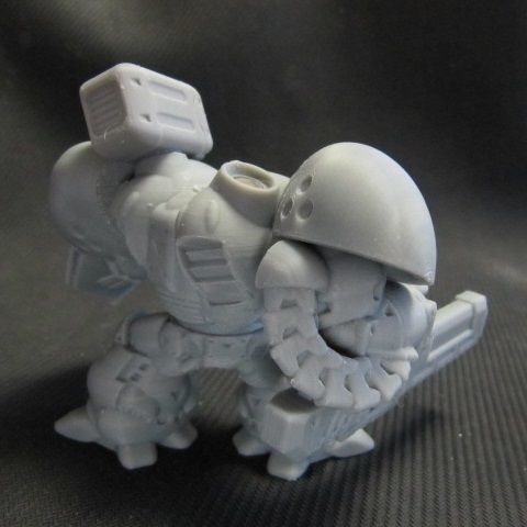CHIBI-TECH SD - UNDERSLUNG-KINETIC ARM     3D print model_16