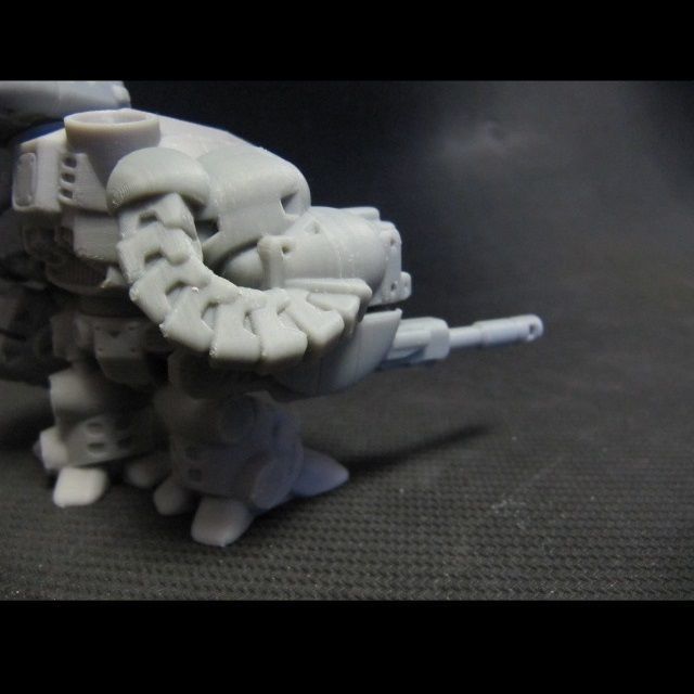 CHIBI-TECH SD - UNDERSLUNG-KINETIC ARM     3D print model_14