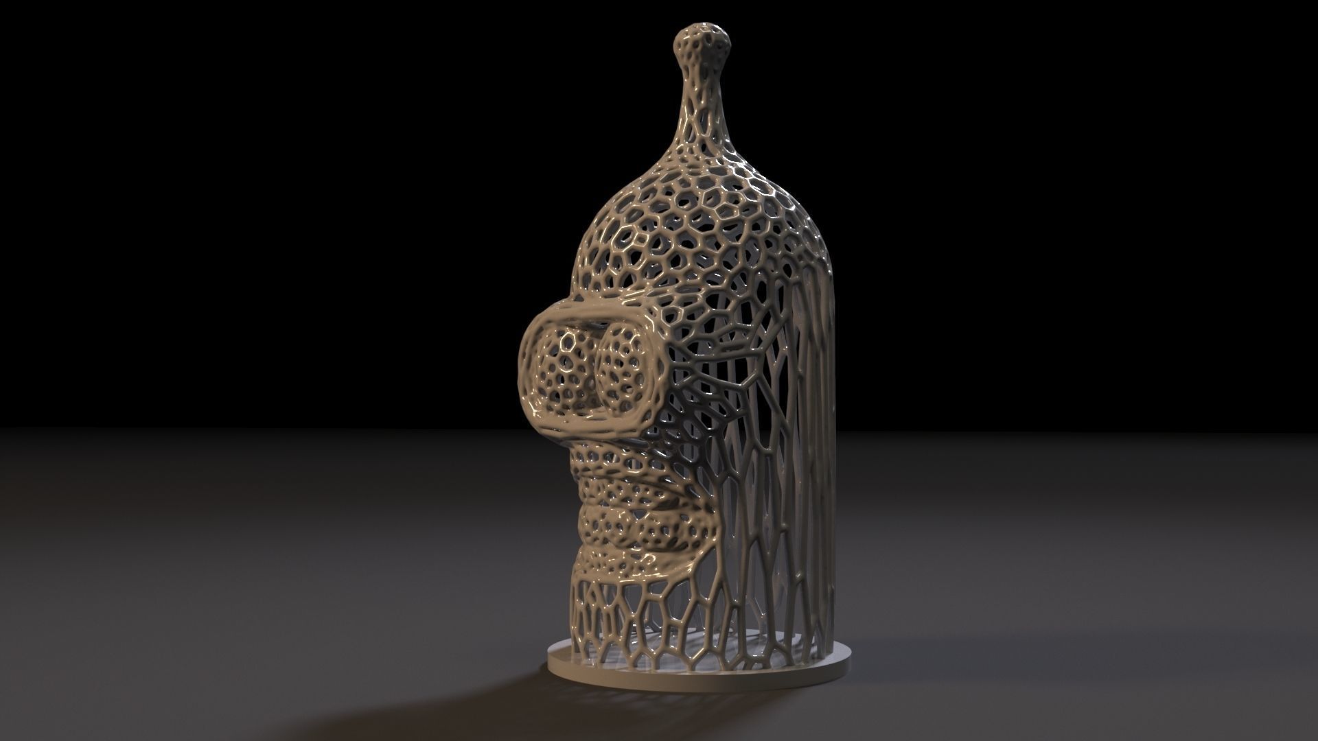 Bender bottle 3D print model_2