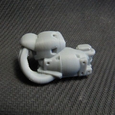 CHIBI-TECH SD - UNDERSLUNG-ENERGY-PLASMA ARM        3D print model_1