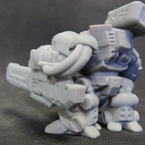 CHIBI-TECH SD - UNDERSLUNG-ENERGY-PLASMA ARM        3D print model_3