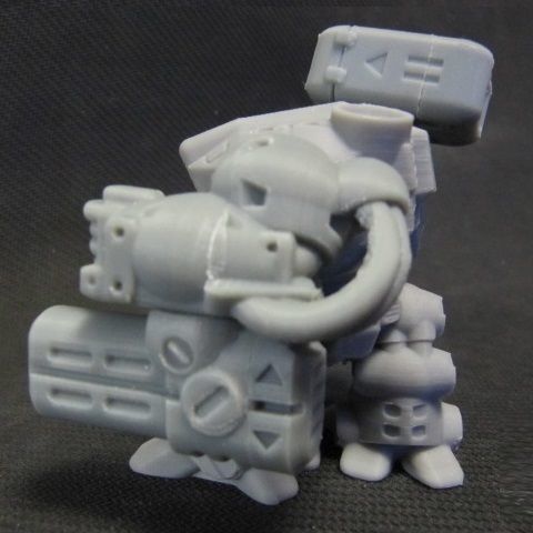 CHIBI-TECH SD - UNDERSLUNG-ENERGY-PLASMA ARM        3D print model_8