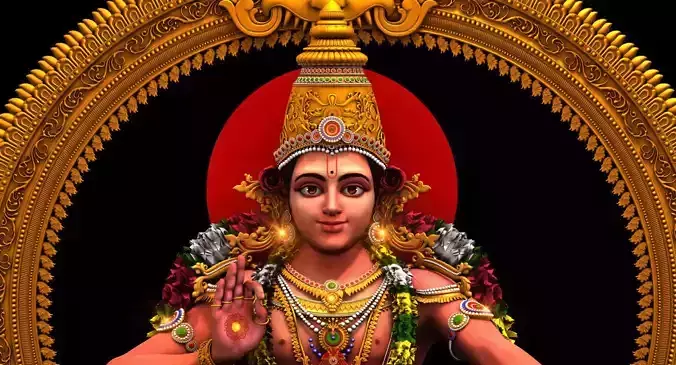 god Sabarimala Swami Ayyappan 3d model 3D model