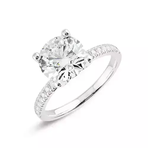 Solitaire Ring 360 Animation and stl file 3D print model