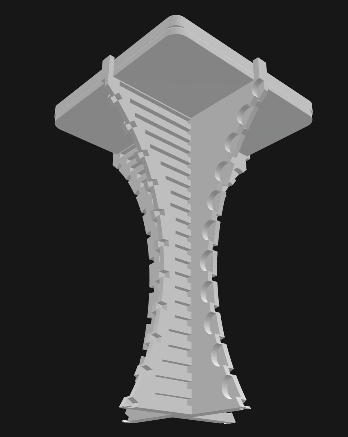 Coffee Table Flower of Life 3D print model_1