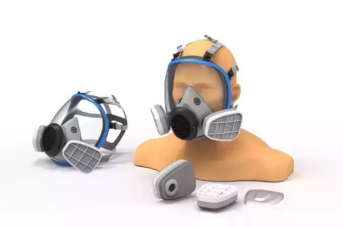 Respirator Mask 3D model