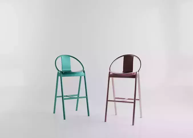 Metal Barstool 