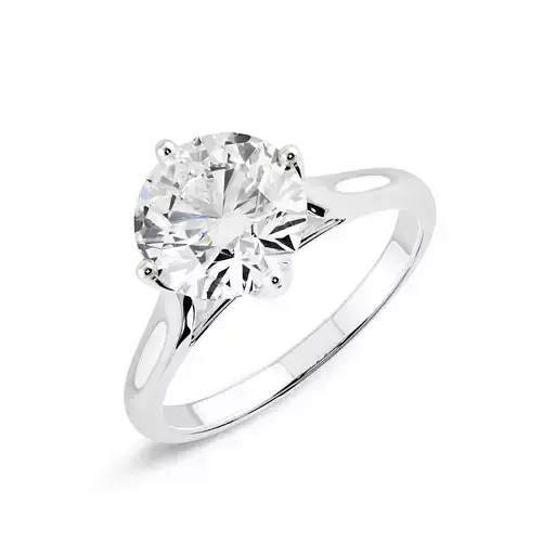 Solitaire Ring 360 Animation and stl file 3D print model