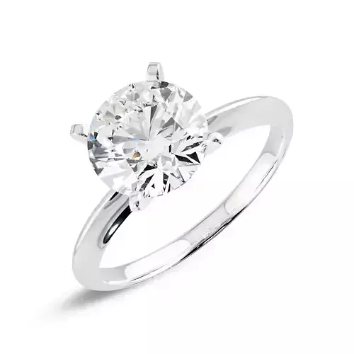 Solitaire Ring 360 Animation and stl file 3D print model