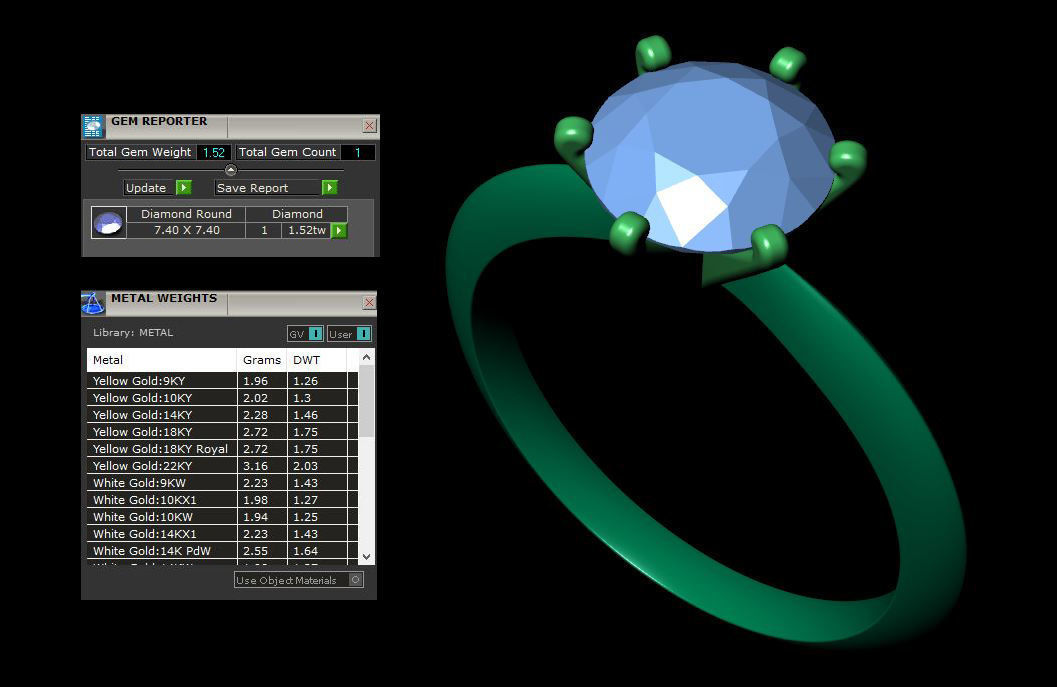 Solitaire Ring 360 Animation and stl file 3D print model 3D print model_6