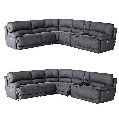 Mario 6 Piece Dual-Power Reclining Sectional 3D model