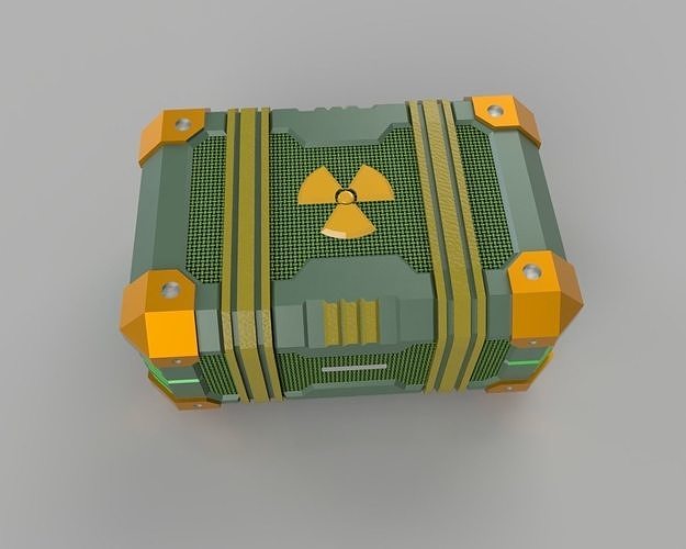 military crate 3d print model  3D print model