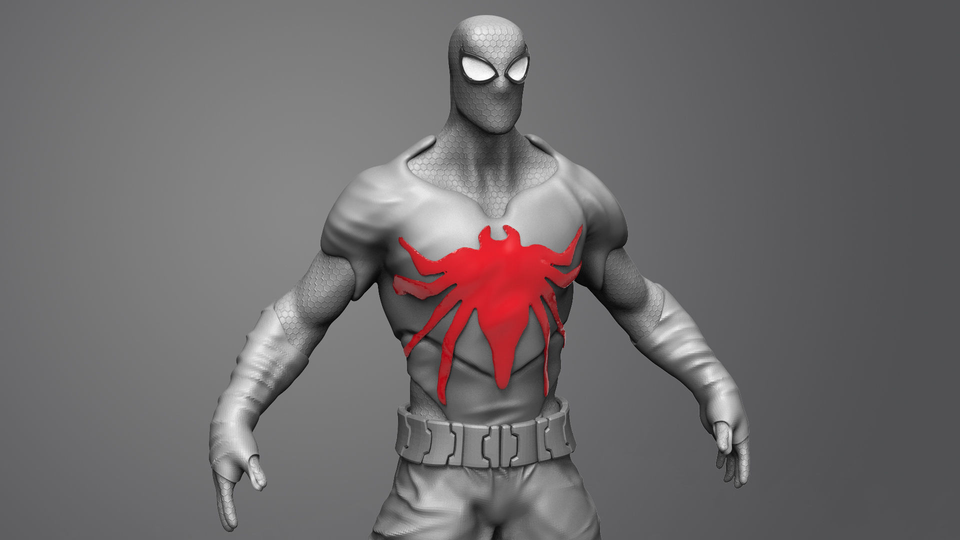 Spiderman Concept Print Ready 3D model_15