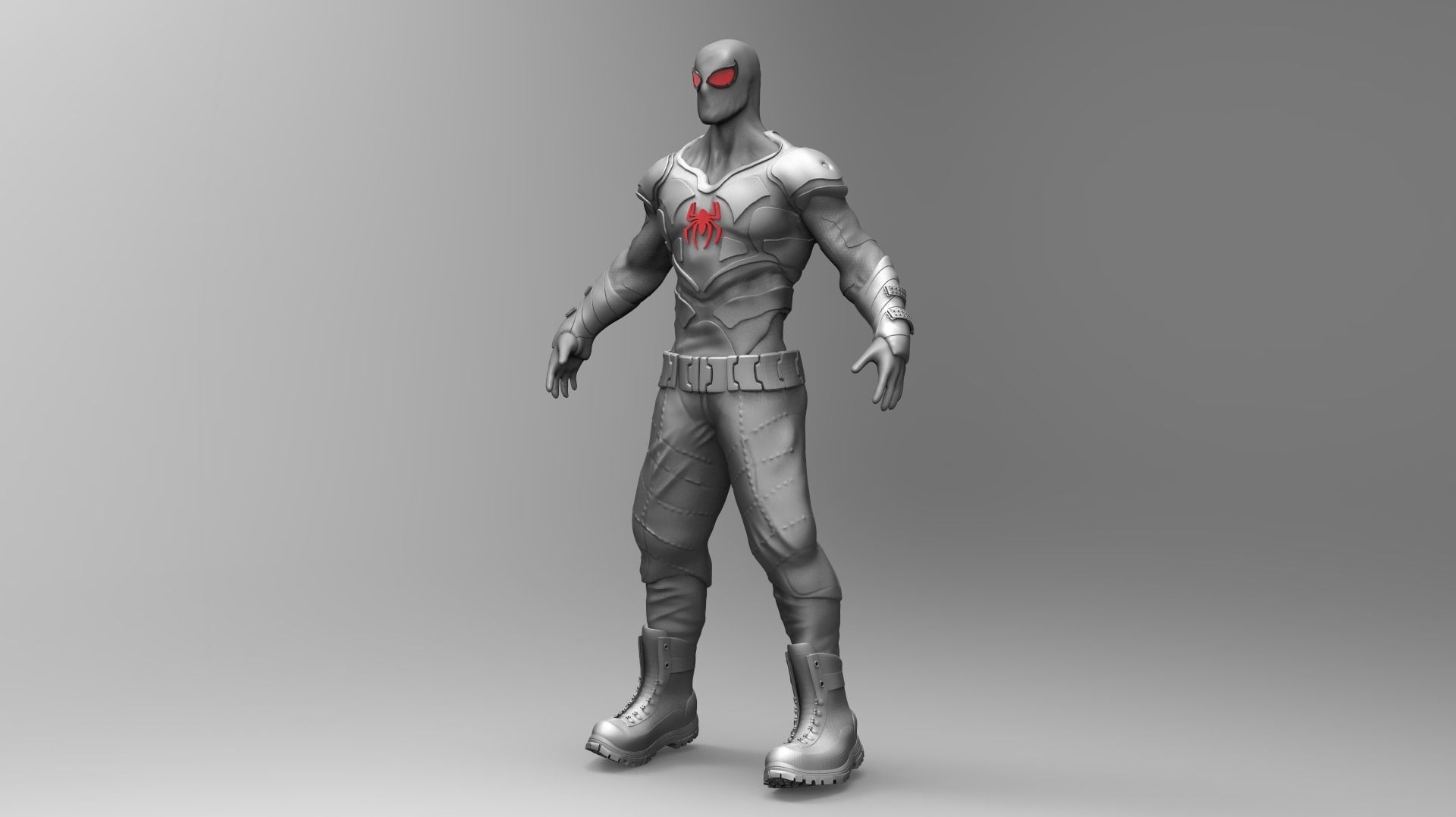 Spiderman Concept Print Ready 3D model_10