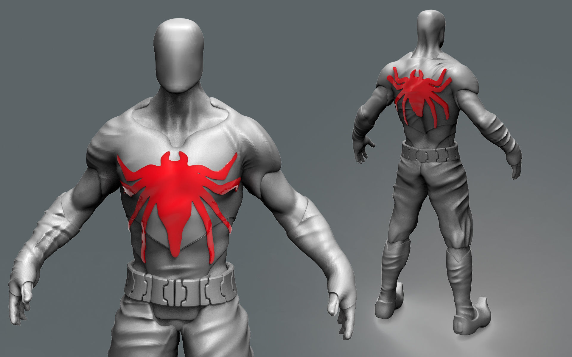 Spiderman Concept Print Ready 3D model_18